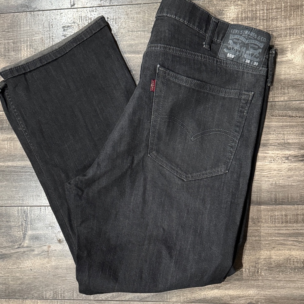 Levi's 559 Men's Black wash Jeans 38X30